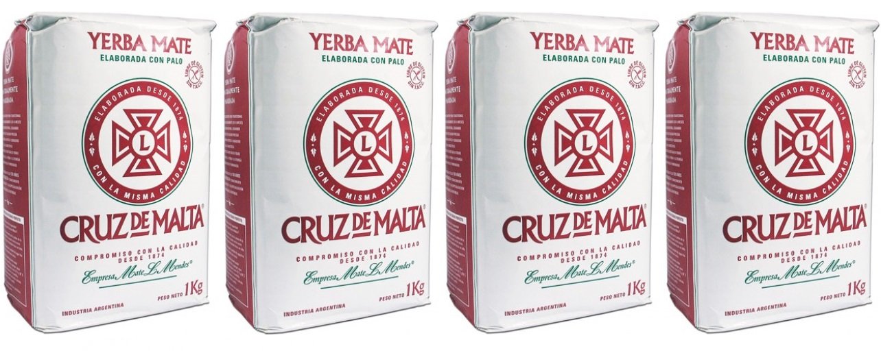 Cruz de Malta Yerba Mate 4kg / 8.8lbs Yerba Mate / 8.8lbs
